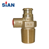 Sian D20 LPG xi lanh Van compact Kitcen Cooking Propane Tank Valves tự làm việc