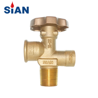 SIAN V9 LPG Gas xi lanh Pol Valve với chứng nhận SABS